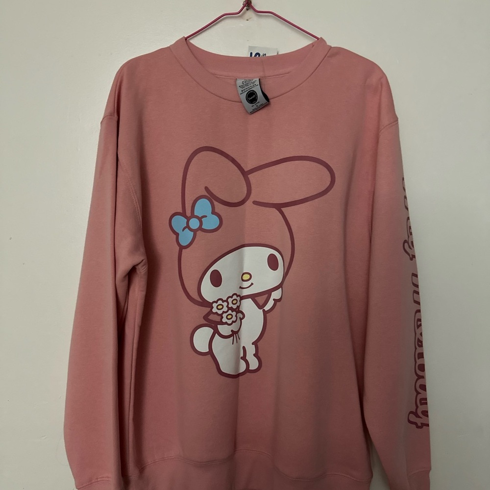 Bioworld My Melody Pink Pullover Sweatshirt-